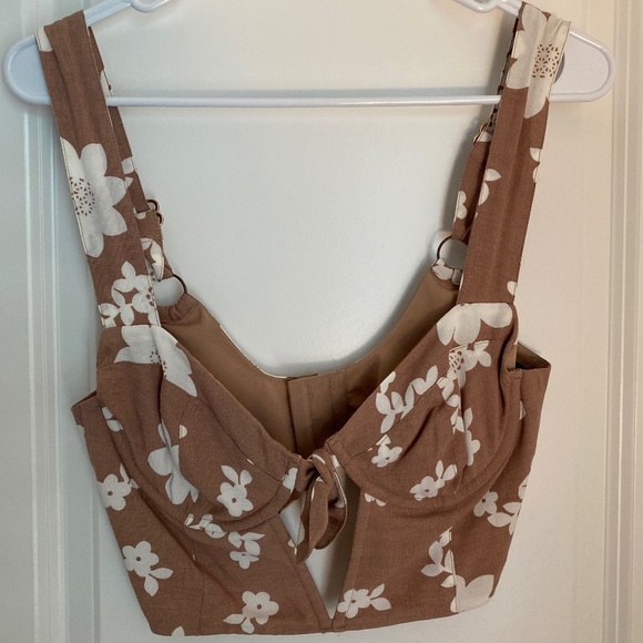 For Love And Lemons Tops - For Love & Lemons Sweet Jane Bustier Top
